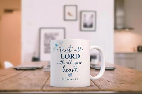Taza cristiana con proverbios 12 oz miniatura 3