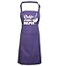 Edward Sinclair Fartuch dziecięcy 'Daddy's Little Helper', Fioletowy, 3-6 Lata
