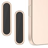 TOPAUX Camera Button for iPhone 17 Pro Max 16 Plus 2 Pack Anti-Scratch High-Precision Force Sensor Smart Control Protective Cover Slide Touch Control Capture Controller Camera Buttons Protector