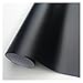 YANGQING QIAOMIN Grauweiß Schwarz Matte Vinyl Film Wrap Pearl Blaue Fahrzeugfolie Aufkleber Auto Aufkleber Blase Free Bike Console Computerabdeckung Haut (Color Name : Black, Size : 152X20 cm)
