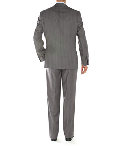 DTI GV Executive Men's Italian Vested Wool Suit Two Button 3 Piece Jacket Vest4