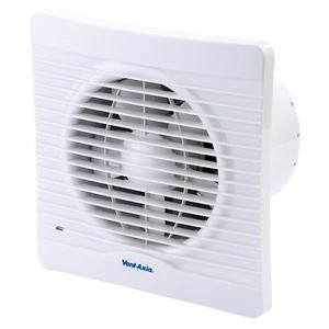 Vent Axia Silhouette 150X Utility/Kitchen Extractor Fan. Model No. 454059A for 150mm 6" ducting