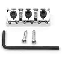 43mm Guitar Metal Locking Nut String Lock for Floyd Rose Style Electric Guitar Tremolo Double Lock System Chrome