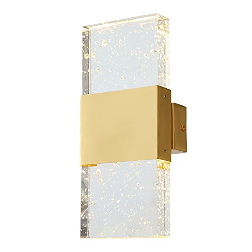 Applique murale en cristal à bulles éclairage intérieur anti éblouissement