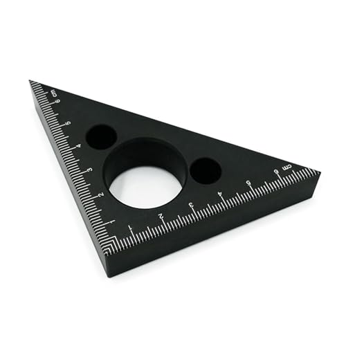 Règle à angle droit outil de menuisier métrique et pouces pour traçage du bois