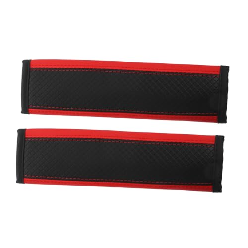 FUNOMOCYA 2Pcs Car Seat Strap Covers Breathable Shoulder Pads Comfortable Protector for Car Seats Easy to Install Ventilated Design