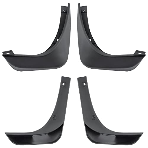 Image of BOXI Set of 4 Front and Rear Side Mud Flaps Splash Guards Fit for Nissan March Micra K13 2010 2011 2012 2013 All Engine Hatchback