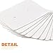 BronaGrand 300pcs White Mini Rectangle Shape Earring Display Cards Paper Earring Card Holder Price Label Tags Cards for Ear Studs Display Jewelry Packaging, 3.5 cm x 2.5 cm