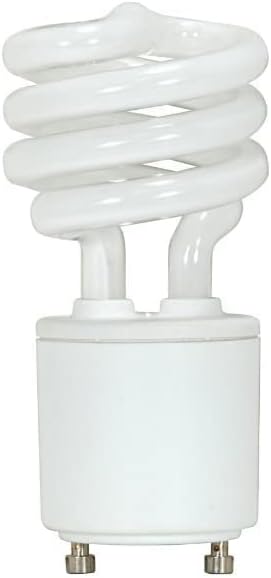 Miniatura 2 de Satco S8205 - Lámpara fluorescente compacta con base GU24 de 18 W, 2700 K, 2700 K, 2 unidades, blanco cálido, 75 W igual