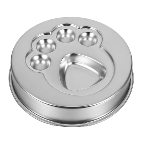 EPIGEIST Comedero Lento para Perros de Acero Inoxidable 304 Base Antideslizante, Plato Metálico para Alimentación Saludable y Cuenco para Lamer, Adecuado para Cachorros y Mascotas