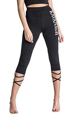 Kavanagh Leggings Gianni Kavanagh femme noir anti-glisse et gainant pour silhouette