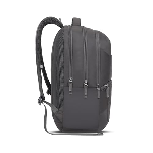 Image of American Tourister Vion Laptop Backpack | 33L Volume | 17 Inch Laptop Compartment | Multiple Compartments | Spacious Design | Grey | 1 Year Global Warranty