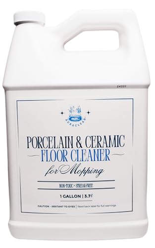 AuraClean Porcelain & Ceramic Tile Floor Cleaner - Mop Soap Concentrate for mopping - Streak-Free...