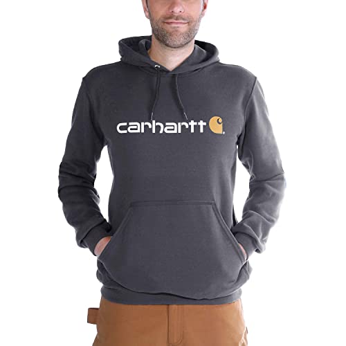 Carhartt Men's Big-Tall Signature Logo Midweight Sweatshirt2