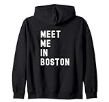 incontriamoci a boston massachusetts stati uniti felpa con cappuccio