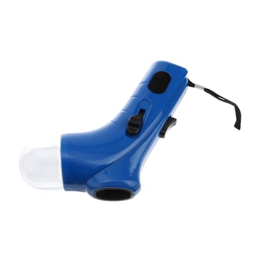 Happyyami ペット用スナックランチャー おやつ発射機 バネトリガー式 プラスチック製 コンパクトサイズ 室内遊び インタラクティブトレーニング用 犬 猫向け