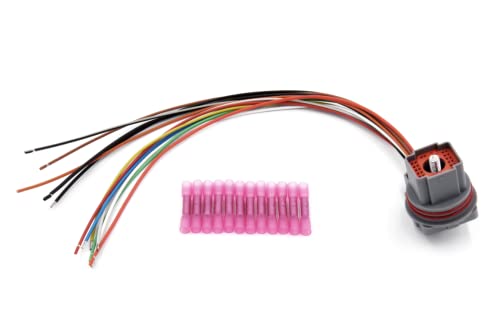 Wire Harness Pigtail Repair Kit for Shift Solenoid 5R55S 5R55W 5R55N Compatible with Mercury Mountaineer Explorer 16445GK 46445A 46445AK 350-0165