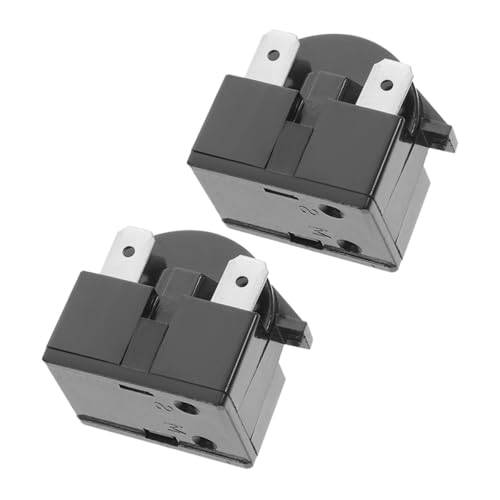 SOLUSTRE 2pcs Refrigerator Starter Relay for Mini Fridges and Freezers Ptc Compressor Start Device Compatible with Refrigerator Models