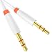 Produktbild Eono by Amazon - Aux Kabel 3,5 mm Audio Kabel - 3,3 Fuß/1 Meter Audio AUX Kabel für Auto, Kopfhörer, iPhone, iPad, iPod, Smartphones, Echo Dot, Samsung, Sony, Beats, Tablet, Stereoanlagen uvm., weiß