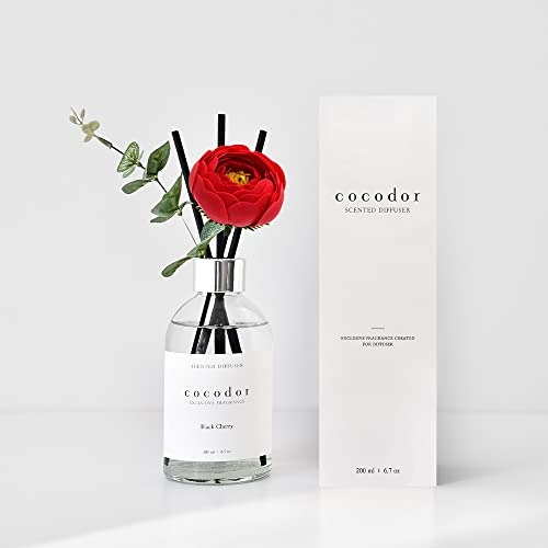 Cocodor White Label Camellia Diffuser/Black Cherry/6.7Oz(200Ml)/Home Decor & Office Decor, Fragrance And Gifts, Aromatherapy #TOP7