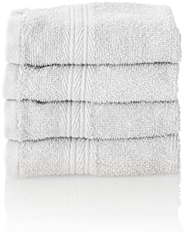 Glart Premium Set of Terry Hand Towels, Colour: White, 2X Bath Towels 70 X 140 cm