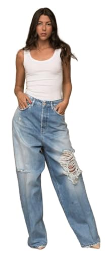 Jean bleu femme chic élégant pour vos sorties et journées de bureau
