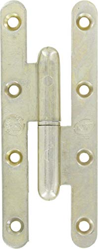 Jardinier Massard 3479045305703 Scharnier für Scharniere aus verchromtem Stahl, runde Spitze, 140 x 55 -Sens.G, unbekannt, Einheitsgröße