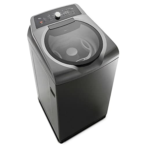 Máquina de Lavar com Dois Cestos Brastemp 15kg Grafite Metálico com Ciclo Edredom - BWD15A9 110V