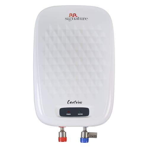 Image of RR Signature Centrino 3L Water Heater for Home | Instant Storage Geyser with Whirflow Technology | 100% Copper Heating Element | Rust & Shock Proof Body|2 Yr Warranty on Product & 5 Year on Tank by RR