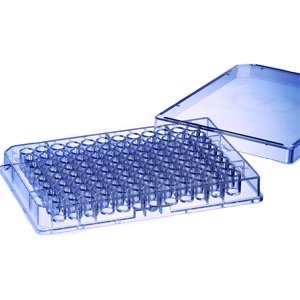 655001 Clear Polystyrene MICROLON 200 Microplate, Medium Binding, Flat Bottom, 96 Well Pack of 40