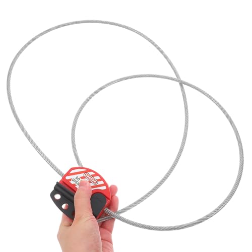 Cable de seguridad de acero inoxidable de 1.8m para estaciones LOTO 5