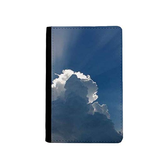 Étui pour passeport Sunshine nuages blanc foncé pour ne plus jamais perdre vos billets d'avion