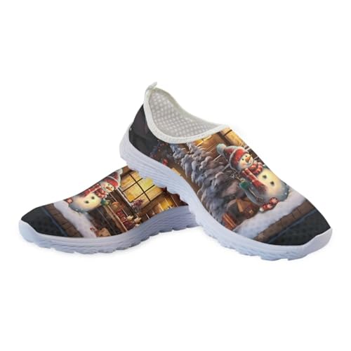 Walking Shoes for Women Men Sports Sneaker Flat Mesh Shoes Breathable Trainers