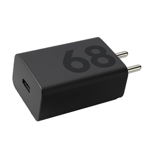Image of Motorola Original 68W TurboPower Fast Charger Adapter Compatible with Edge 60 Fusion, 50 Fusion, 50 Pro, 50 Ultra, Razr 50 Ultra, G84, G73, G82, G60, G71, Moto X40, X30 & More USB-C Motorola Devices