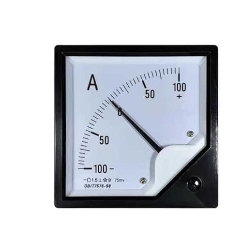 Ampèremètre analogique 6C2 de courant continu pour panneau électrique