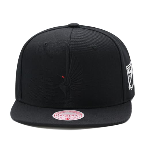 Mitchell & Ness Minnesota United FC MLS Tonal Loon Snapback Hat Cap - Black/Red Eye