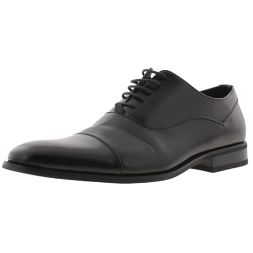Unlisted by Kenneth Cole Men's Half Time Oxford, Black, 9.5 M US