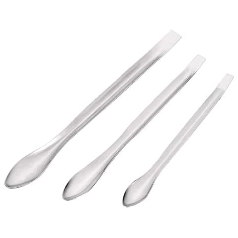 sourcing map Stainless Steel Lab Scoops Set Cover