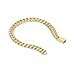 JAXXON Cuban Link Bracelet - 8mm - Box Clasp - Gold 8
