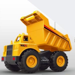 Image of Dumper Truck Construction Vehicles for Kids Pretend Play Toy Trucks Play Set Building Vehicles Set for Kids 3-14 Years (Small Dumper)|Multicolor