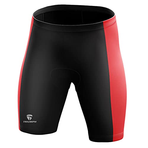 Image of Triumph Men's Cycling Shorts with Foam Padded. These Biking Half Pants are The Most Important Bikes Accessories for Boys /Men Cycling Enthusiasts. Dress Yourself with The Leader in Cycling Clothes
