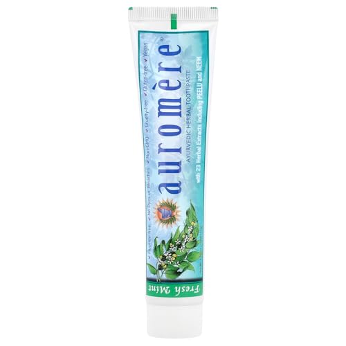 Auromere, Ayurvedic Herbal Toothpaste, Fresh Mint, 4.16 oz (117 g)