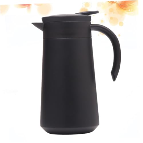 Cafetera de acero inoxidable PRETYZOOM con acabado negro elegante para mesa y servicio 3