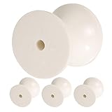 ELAYARD 4 Stück Bootsanhänger Rollen aus Robustem Kunststoff Kielrollen und Ankerrollen für Bootsanhänger Hohe Tragfähigkeit Einfache Montage Universell Kompatible Ersatzrollen