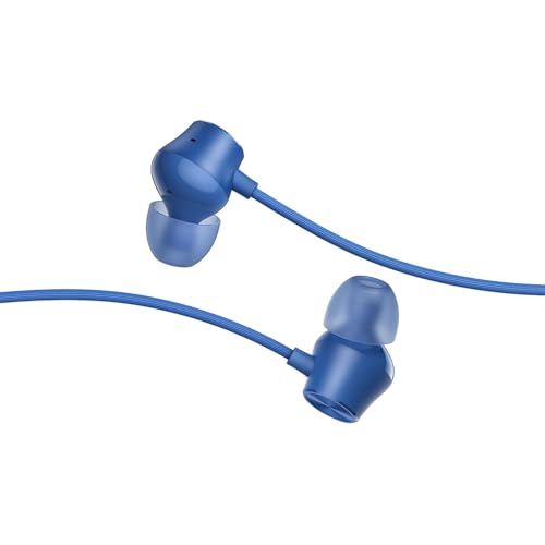 Image of Buds 2 Neo Bass Wired Earphones with Mic | for Realme 2 | 3.5mm Audio Jack -(Blue)