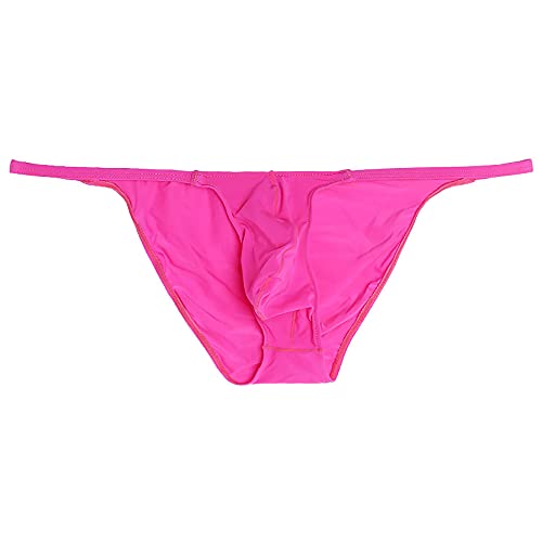 COMLIFE Mens High Elastic Ice Silk High Cut Thin Half Back Triangle Panties4