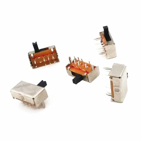 Interruptor deslizante mini de encendido y apagado 2P3T con manija de 3 mm y 8 pines