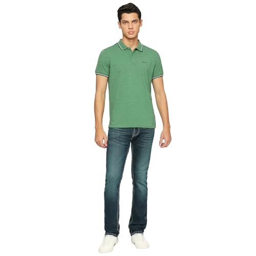 Image of Pepe Jeans Men's Cotton Regular Fit Polo T-Shirt