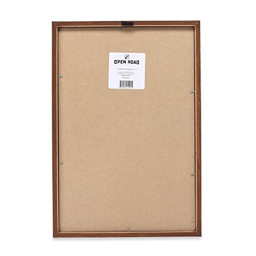 Country Barn With American Flag Framed Wood Wall Decor - American Heritage Painting - Made In The Usa #TOP2