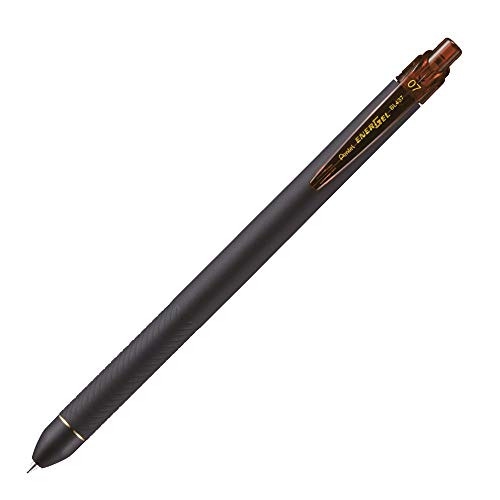 Caneta Gel Energel Black Pentel 0.7mm Marrom